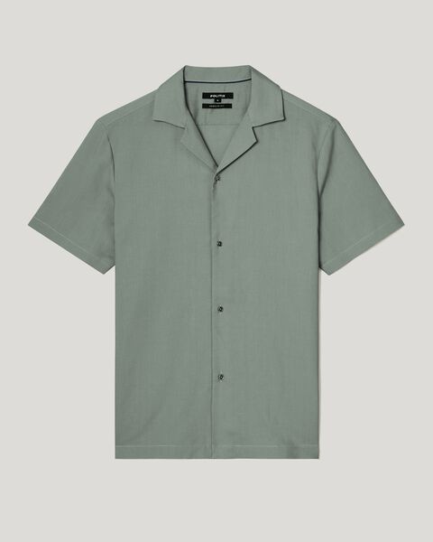 Regular Short Sleeve Plain Shirt